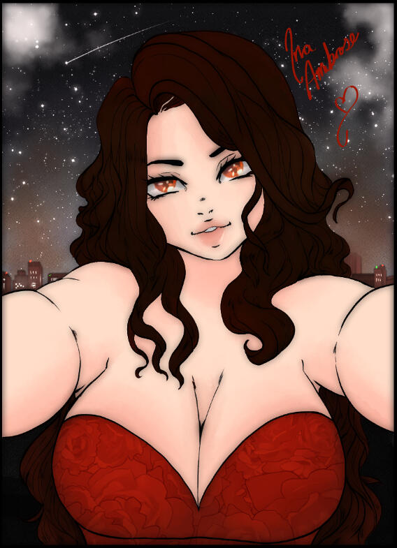 Character Ina Ambrose from a book series by my wife, Anastasia Morgan.